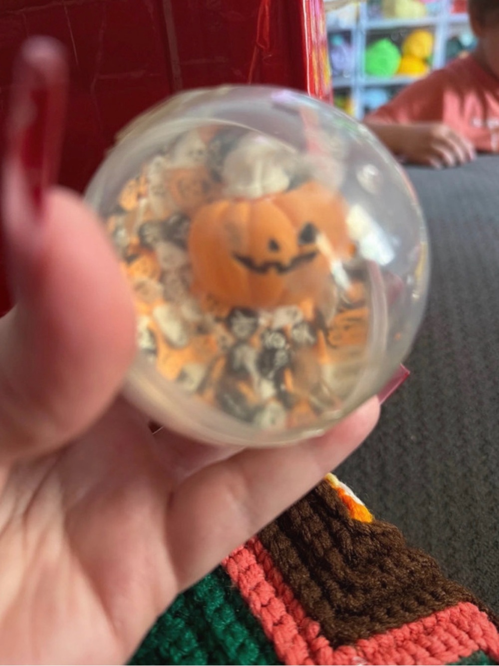 Halloween handmade pumpkin ball